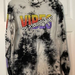 Tie- Dye VIBES shirt.